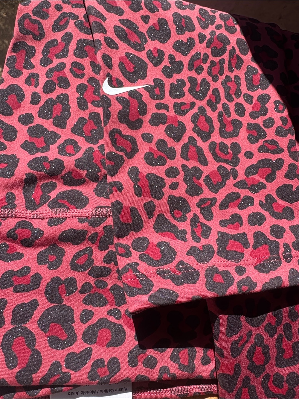 Nike Red Leopard Print